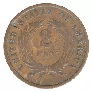 Two cent pieces-Two cent pieces 1864-73 -Copper