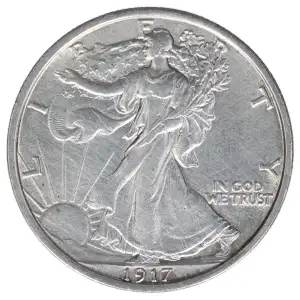 Half Dollars---Liberty Walking 1916-1947 -Silver- 0.5 Dollar (2)