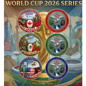 2026 World Cup  1 oz Copper Rounds