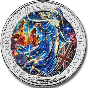 2027 1/4oz British Silver Britannia - Deep Field Edition | CCX