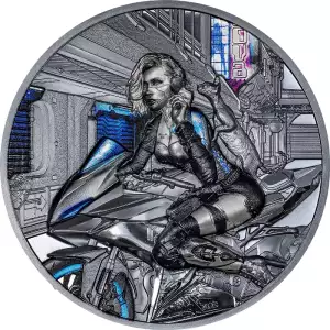 2023 Cook Islands Cyber Queen The Beginning 3oz Silver Black Proof Coin