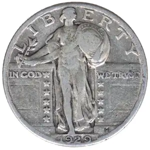 Quarter Dollars---Standing Liberty