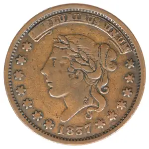 Private Tokens -Hard Times Tokens (1832-1844)-Not One Cent Copper