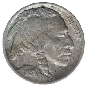 Nickel Five Cent Pieces-Indian Head or Buffalo (2)