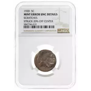 Nickel Five Cent Pieces-Indian Head or Buffalo (2)