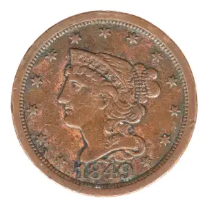 Half Cents -Braided Hair 1840-57 -Copper