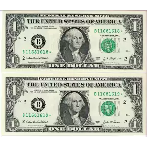 $1 2003-A. Green seal. Small Size $1 Federal Reserve Notes 1931-F*