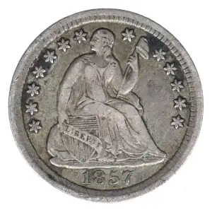 Half Dimes---Liberty Seated 1837-1873-Silver- 0.5 Dime (2)
