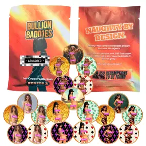 2026 Bullion Baddies Series 2 Colorized 1 oz Copper Bar  Mystery Pack
