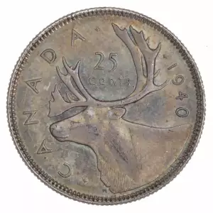 CANADA Silver 25 CENTS (2)
