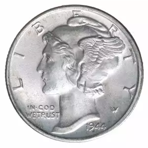 Dimes---Winged Liberty Head or Mercury 1916-1945 -Silver- 1 Dime