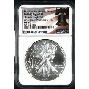 2021(P) Heraldic Eagle T-1 - FR Emergency Production Struck at Philadelphia (2)