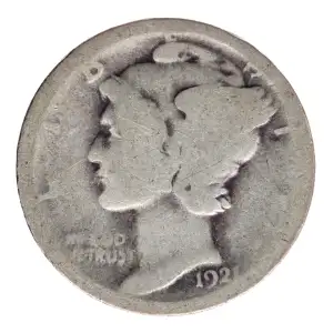 Dimes---Winged Liberty Head or Mercury 1916-1945 -Silver- 1 Dime
