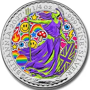 2027 1/4oz British Silver Britannia - Sticker Bomb Edition | CCX