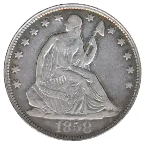 Half Dollars---Liberty Seated 1839-1891 -Silver- 0.5 Dollar (2)