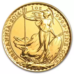 Any Year 1oz British Gold Britannia - 9999 (2)