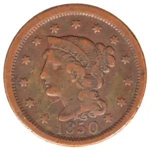 Large Cents - Braided Hair Cent (1839-1857)