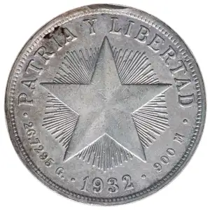 CUBA Silver PESO