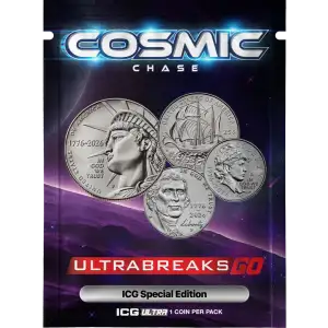 Ultrabreaks GO! Cosmic Chase Graded Coin Mystery Pack