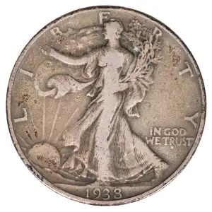 Half Dollars---Liberty Walking 1916-1947 -Silver- 0.5 Dollar (2)