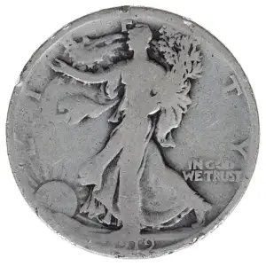 Half Dollars---Liberty Walking 1916-1947 -Silver- 0.5 Dollar (2)