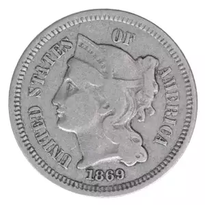 Nickel Three Cent Pieces 1865-1889 (2)