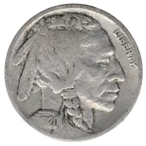 Nickel Five Cent Pieces-Indian Head or Buffalo