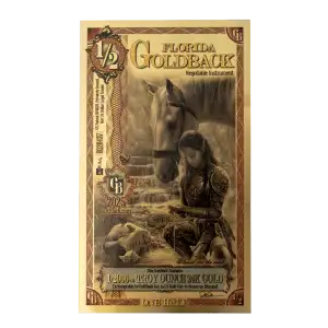 2025 1/2 Florida Goldback (24K Gold)