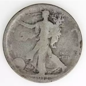 Half Dollars---Liberty Walking 1916-1947 -Silver- 0.5 Dollar (2)