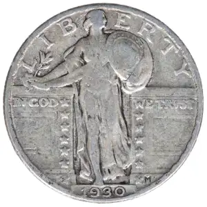 Quarter Dollars---Standing Liberty
