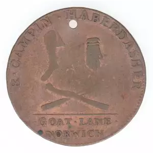 GREAT BRITAIN Copper 1/2 PENNY (2)