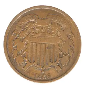 Two cent pieces-Two cent pieces 1864-73 -Copper (2)