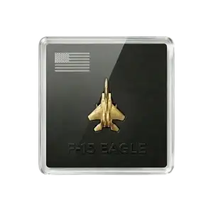 F-15 Eagle Fighter Jet 1/20g Gold