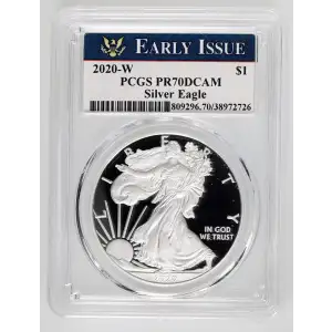 2020-W $1 Silver Eagle First Strike, DCAM