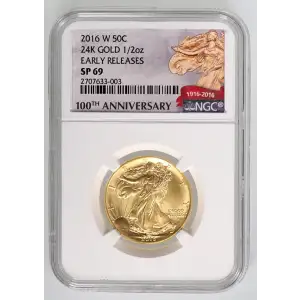 2016 24K GOLD 1/2oz EARLY RELEASES (3)