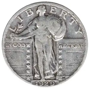 Quarter Dollars---Standing Liberty