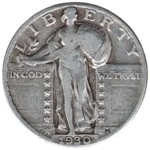Quarter Dollars---Standing Liberty