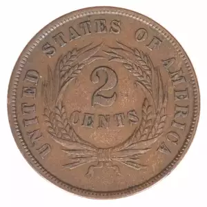 Two cent pieces-Two cent pieces 1864-73 -Copper