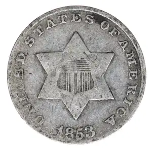 Silver Three Cent Pieces Trimes-1851-1873 (2)