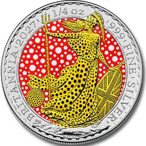 2027 1/4oz British Silver Britannia - Infinity Dots Edition | CCX