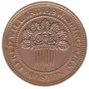 Private Tokens -Hard Times Tokens (1832-1844)- Loco Foco 1838 Copper