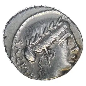 Roman Republic 130 BC AR Denarius M.Acilius M.f.