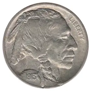 Nickel Five Cent Pieces-Indian Head or Buffalo (2)