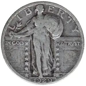 Quarter Dollars---Standing Liberty