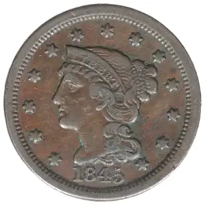Large Cents - Braided Hair Cent (1839-1857) (2)