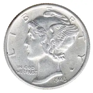 Dimes---Winged Liberty Head or Mercury 1916-1945 -Silver- 1 Dime