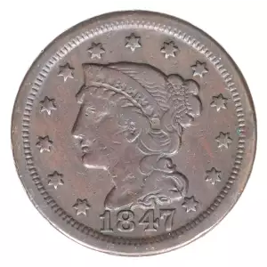 Large Cents - Braided Hair Cent (1839-1857)