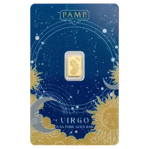 Pamp Suisse Zodiacs 0.5g Gold Bar - Leo Virgo