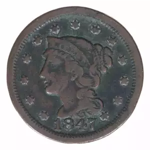 Large Cents - Braided Hair Cent (1839-1857)