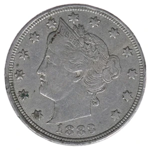 Nickel Five Cent Pieces- Liberty Head 1883-1913 (2)